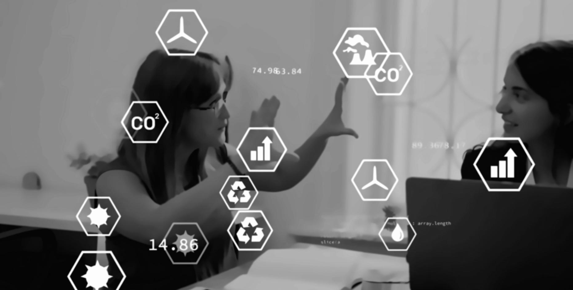 Developer working through blockchain code examples on multiple screens